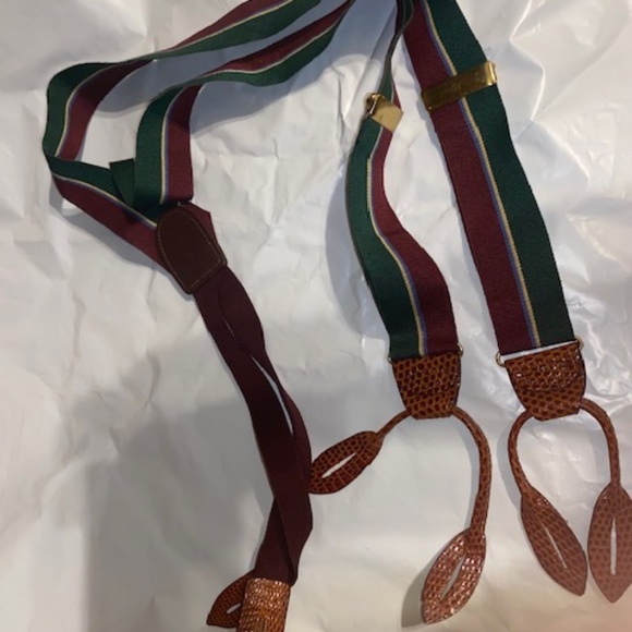 Vintage Cole Haan Suspenders - Picture 1 of 7